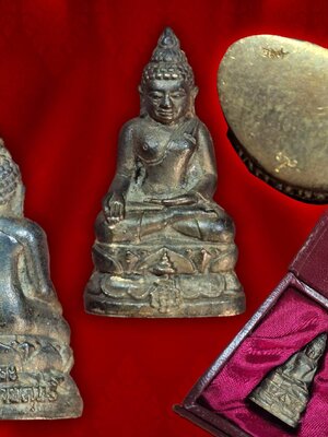 พระไพรีพ่ายฤทธิ์ (พระไพรีพินาศ) ญสส. เนื้อนวะ ปี 2535 กล่องกรรมการพิเศษเดิมๆ งามๆ บูชาเบาๆ