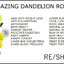 Puritan's pride Dandelion Root 520 mg 100 Capsules สมุนไพรบำรุงตับ จากอเมริกาค่ะ