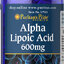 สูตรเข้มข้น 600 mg Puritan's Pride Alpha Lipoic Acid 600 mg. 60 เม็ด ALA สุดยอดวิตามินต่อต้านอนุมูลอิสระ จากอเมริกาค่ะ