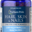 ขวดใหญ่ 60 เม็ด ทานแค่วันละเม็ด Puritan's Pride Hair Skin & Nails One Per Day Formula วิตามินบำรุงผม ผิว เล็บ