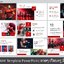 เทมเพลต Powerpoint FITNESS ออกกำลังกาย โทนสีแดง [0276]