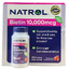 ขวดใหญ่ สูตรเข้มข้น Natrol Biotin 10,000 mcg 250 เม็ด รสสตอเบอรี่ อร่อย ทานง่าย บำรุงผิวให้สวย สุขภาพดี จากอเมริกาค่ะ