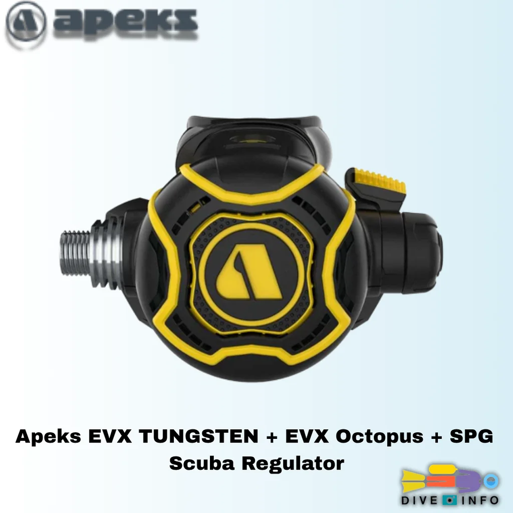 APEKS - EVX TUNGSTEN REGULATOR + EVX OCTOPUS + Flex SPG (Scuba Regulator) (อุปกรณ์ดำน้ำ) APEKS - EVX TUNGSTEN REGULATOR + EVX OCTOPUS + Flex SPG (Scuba Regulator) (อุปกรณ์ดำน้ำ)