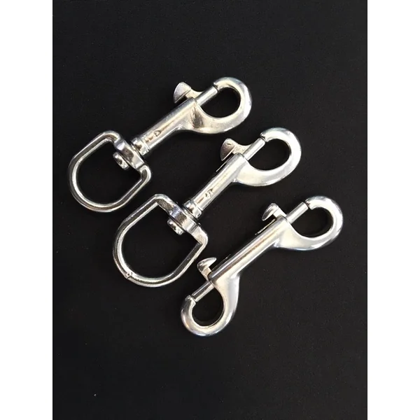 BFG - Snap, Single & Double End Snap (1ea) Scuba Diving สแนป ตะขอเกี่ยว อุปกรณ์ดำน้ำ stainless steel อย่างหนา แข็งแรง BFG - Snap, Single & Double End Snap (1ea) Scuba Diving สแนป ตะขอเกี่ยว อุปกรณ์ดำน้ำ stainless steel อย่างหนา แข็งแรง