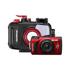OLYMPUS - OM SYSTEM - TG7 Camera Set กล้องถ่ายรูปใต้น้ำพร้อมเคสกันน้ำ