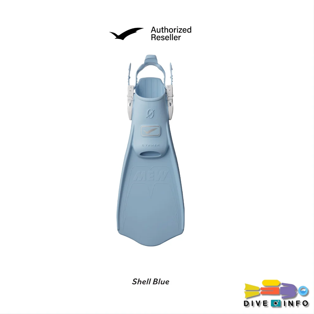 GULL - Fin MEW CYPHER Open Heel Fin (ตีนกบ อุปกรณ์ดำน้ำ)
