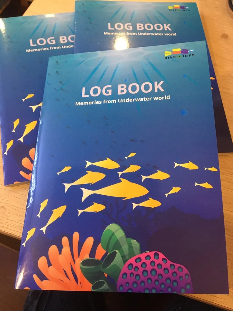 DI - Log Book สมุดสำหรับบันทึก การดำน้ำ DI - Log Book สมุดสำหรับบันทึก การดำน้ำ