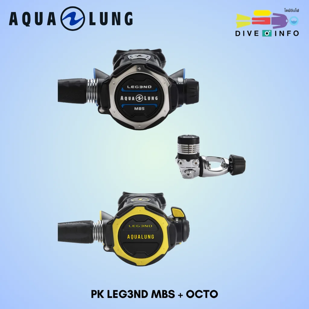 AQUALUNG PK LEG3ND MBS + OCTO (Regulator Set) AQUALUNG PK LEG3ND MBS + OCTO (Regulator Set)