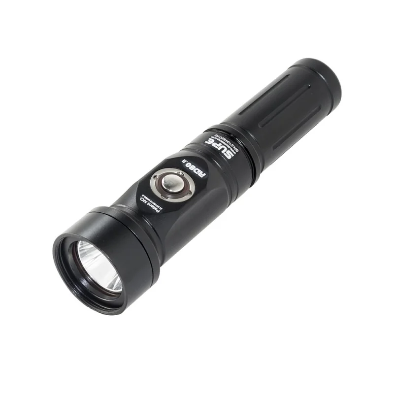 SUPE SCUBALAMP - ไฟฉายดำน้ำ RD80V2 Diving Torch - 1500 lumens ไฟฉาย พร้อม ถ่านชาร์จแบบเสียบชาร์จ