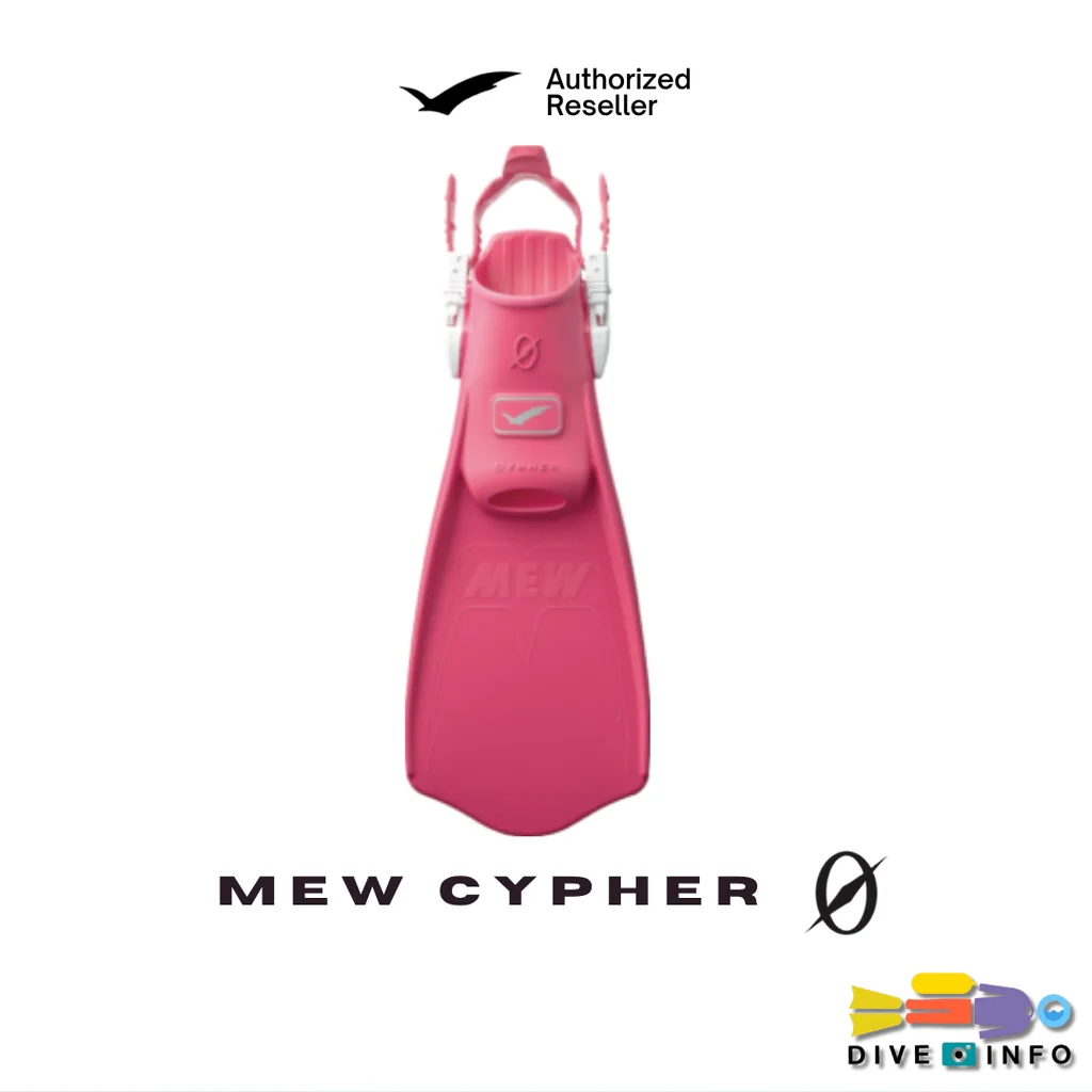 GULL - Fin MEW CYPHER Open Heel Fin (ตีนกบ อุปกรณ์ดำน้ำ)
