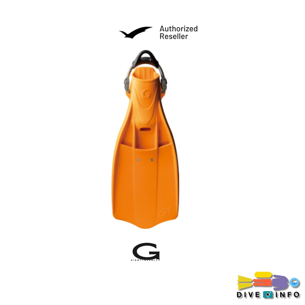 GULL - GT Fins, Semi-Long Wide Rubber Jet Fins, Jet Fins Gull (ฟินดำน้ำ)