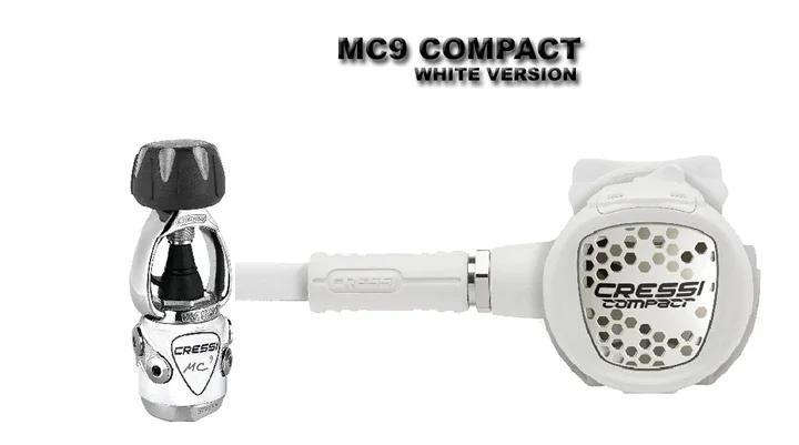 CRESSI - MC9 /XS Compact White (ยกชุด พร้อม Octo และ SPG)