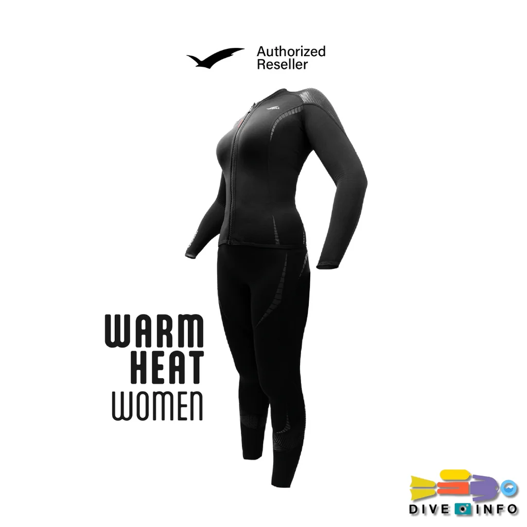 GULL - Warm Heat Women Zip Up & Pants 1mm. GULL - Warm Heat Women Zip Up & Pants 1mm.