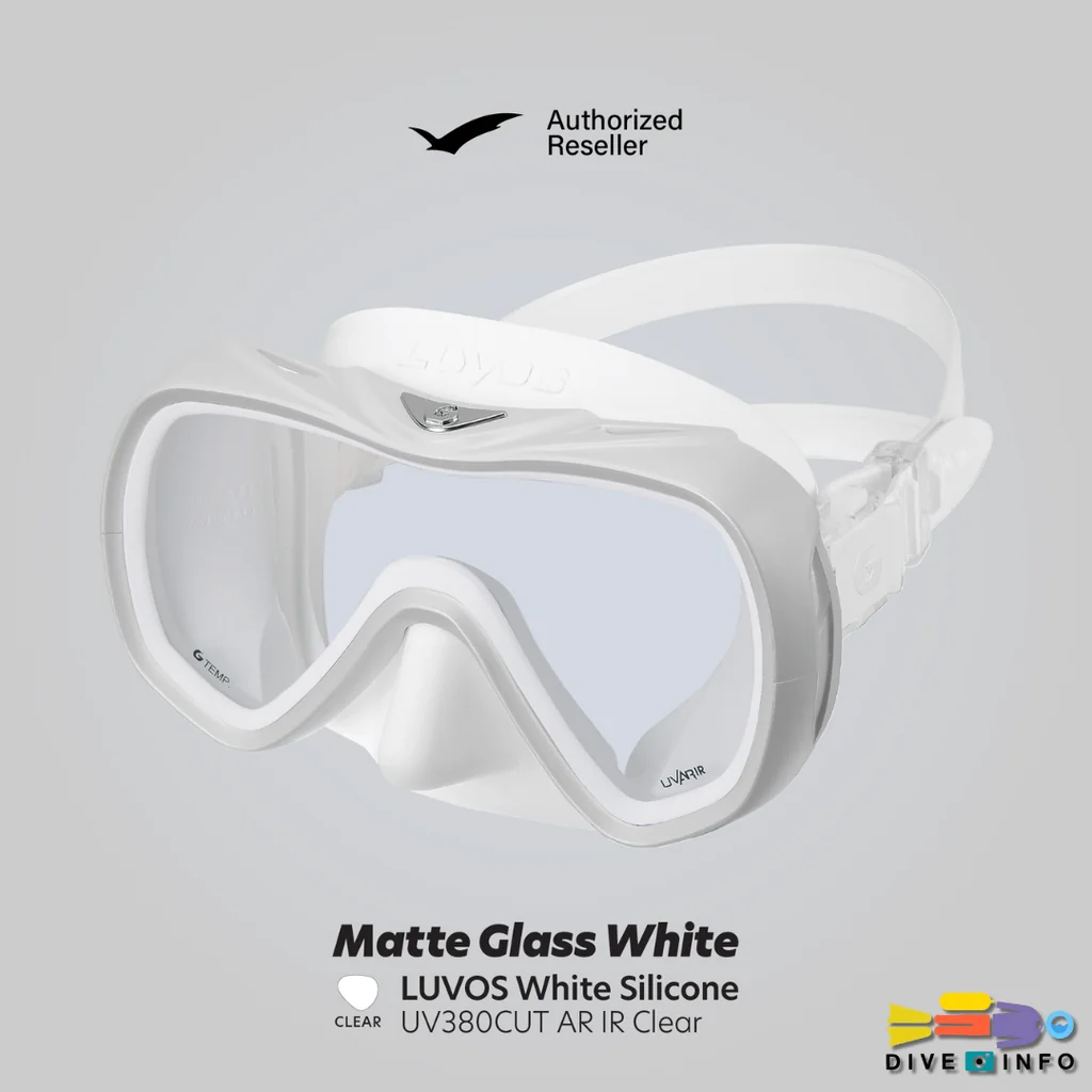 *NEW* GULL - Mask LUVOS Lens UV380 ARIR (Clear Lens) หน้ากากดำน้ำ