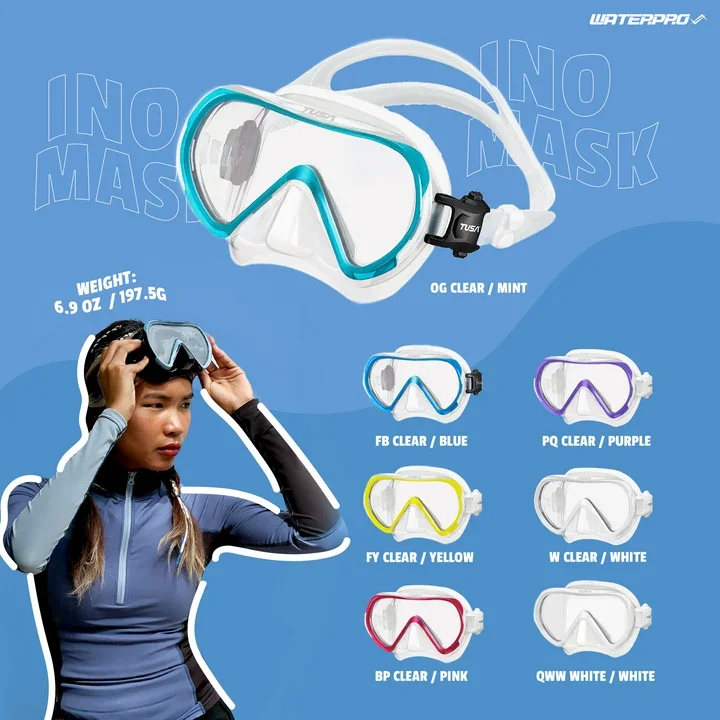 TUSA - M1011 INO Mask (หน้ากากดำน้ำ) TUSA - M1011 INO Mask (หน้ากากดำน้ำ)