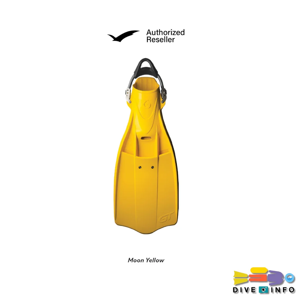 GULL - GT Fins, Semi-Long Wide Rubber Jet Fins, Jet Fins Gull (ฟินดำน้ำ)