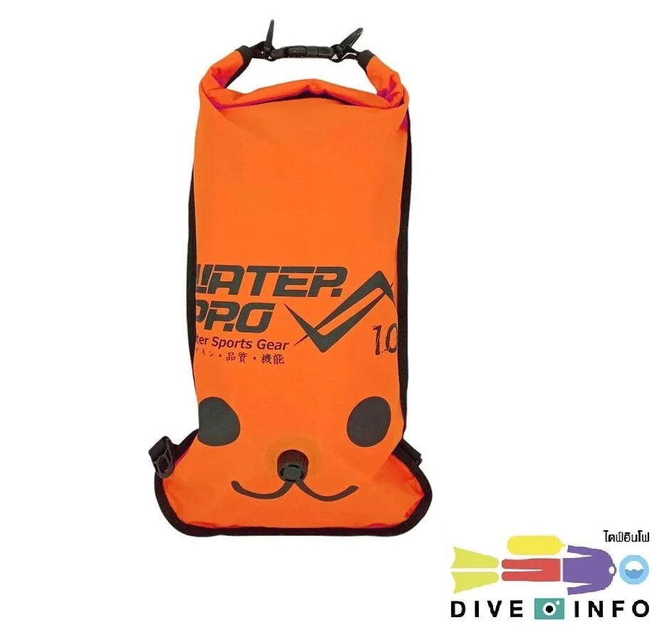 WATERPRO - Light Dry Bag With Air Cock / Smiley Bear 10L กระเป๋ากันน้ำ WATERPRO - Light Dry Bag With Air Cock / Smiley Bear 10L กระเป๋ากันน้ำ