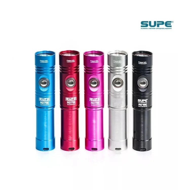 SUPE SCUBALAMP - ไฟฉายดำน้ำ RD75E Diving Torch - 1200 lumens ไฟฉาย พร้อม ถ่านชาร์จแบบเสียบชาร์จ SUPE SCUBALAMP - ไฟฉายดำน้ำ RD75E Diving Torch - 1200 lumens ไฟฉาย พร้อม ถ่านชาร์จแบบเสียบชาร์จ