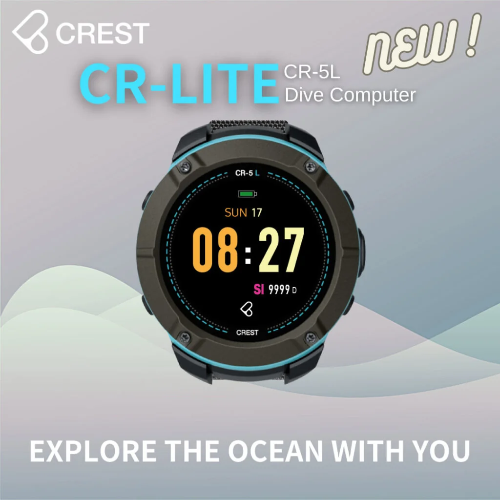 CREST - CR-5 Lite , dive computer , Lightweight, strong ไดฟ์คอม CREST - CR-5 Lite , dive computer , Lightweight, strong ไดฟ์คอม