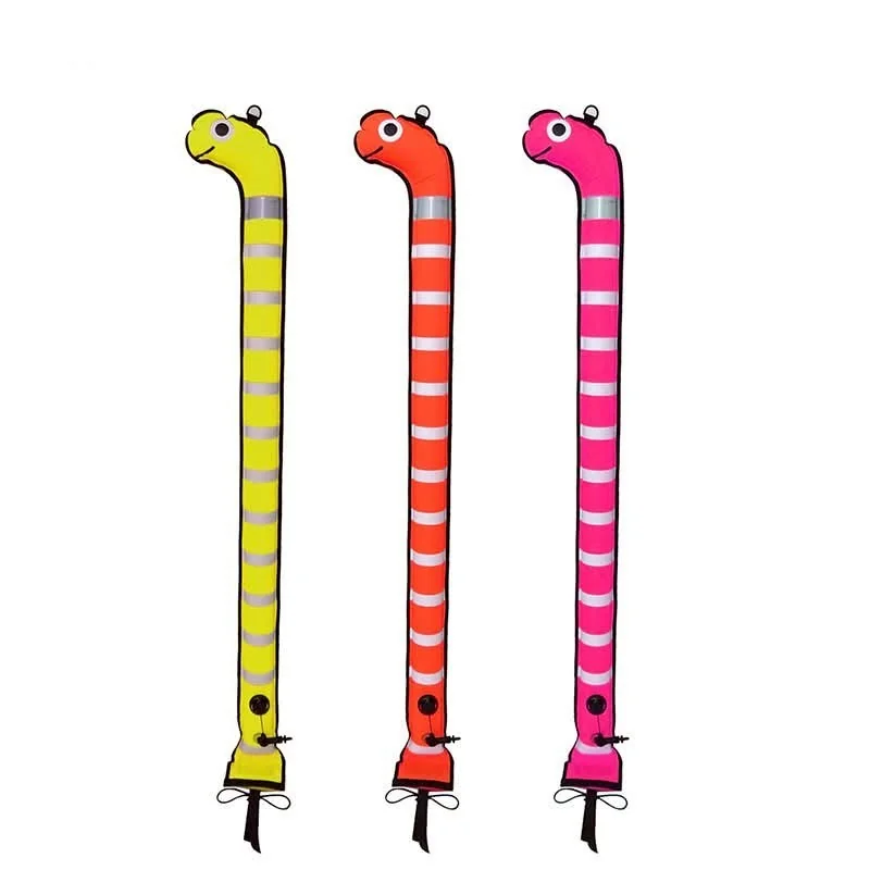 BFG - Garden Eel Dive Surface Marker Buoy for Diver Underwater Scuba Snorkeling 180 x 15cm ทุ่นลอยน้ำ บอกตำแหน่งนักด้ำ BFG - Garden Eel Dive Surface Marker Buoy for Diver Underwater Scuba Snorkeling 180 x 15cm ทุ่นลอยน้ำ บอกตำแหน่งนักด้ำ