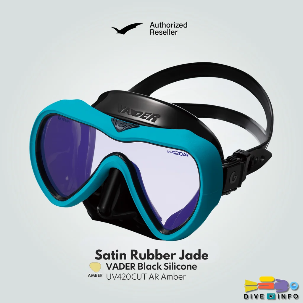 GULL Mask Vader (AR) G-Series UV 420 Cut Lens หน้ากากดำน้ำ เวเดอร์ GULL Mask Vader (AR) G-Series UV 420 Cut Lens หน้ากากดำน้ำ เวเดอร์