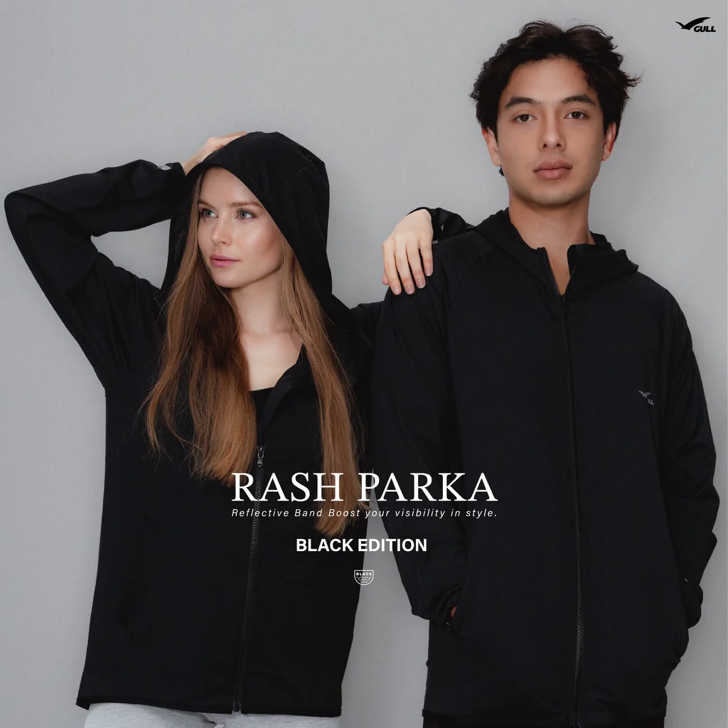 GULL - Rash Parka (Black Edition) เสื้อคลุมมีฮู้ด GULL - Rash Parka (Black Edition) เสื้อคลุมมีฮู้ด