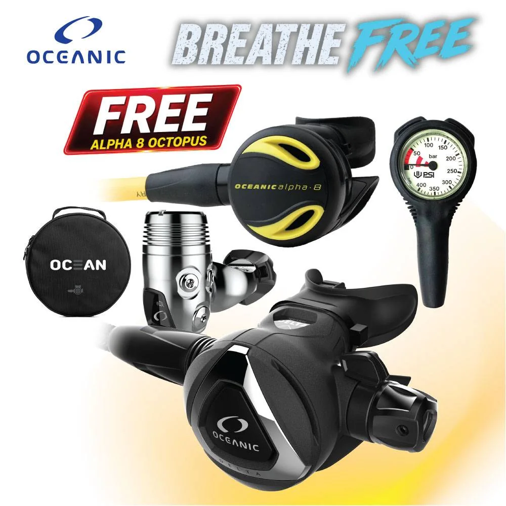 Oceanic - DELTA 5 + EDX Regulator Oceanic - DELTA 5 + EDX Regulator