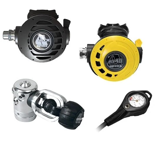 APEKS - ATX 40 Regulator + ATX 40 Octo (ยกชุด พร้อม Octo และ SPG) - Flex SPG