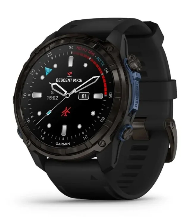 GARMIN - Descent Mk3i – 51 mm Carbon Gray DLC Titanium with Black Silicone Band (Dive Computer) GARMIN - Descent Mk3i – 51 mm Carbon Gray DLC Titanium with Black Silicone Band (Dive Computer)