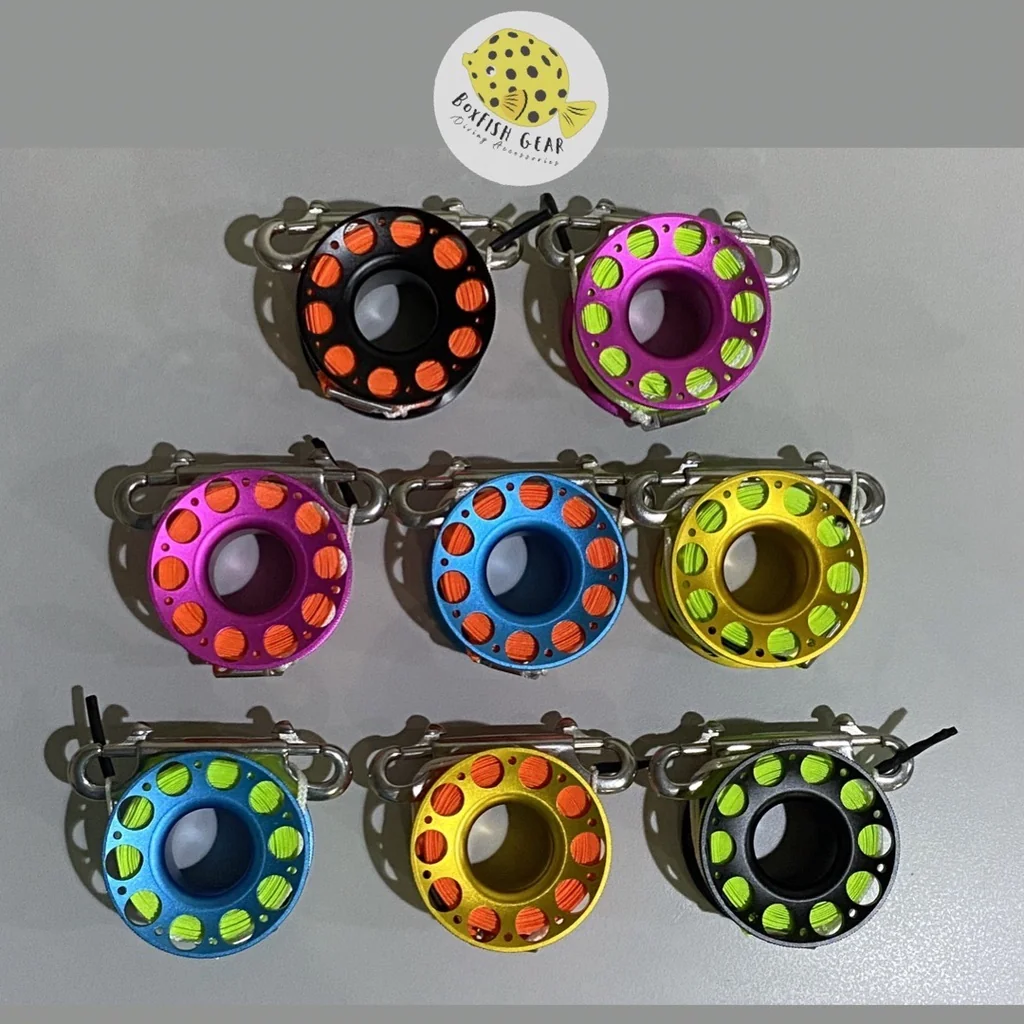 BFG - SMB REEL + Spool 30 m. with Double Bolt Snap รอก อันเล็ก ยาว 30 เมตร พร้อม ขอเกี่ยว BFG - SMB REEL + Spool 30 m. with Double Bolt Snap รอก อันเล็ก ยาว 30 เมตร พร้อม ขอเกี่ยว