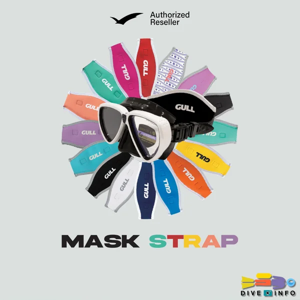 GULL - Mask Strap GP-7035A GP-7042A (ผ้ารองสายรัดศรีษะ หน้ากากดำน้ำ) กันผมติด สีเข้ากับหน้ากาก Gull image 1 GULL - Mask Strap GP-7035A GP-7042A (ผ้ารองสายรัดศรีษะ หน้ากากดำน้ำ) กันผมติด สีเข้ากับหน้ากาก Gull image 1