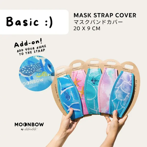 MOONBOW - Mask Strap Basic Cover (ผ้ารองสายรัดศรีษะ หน้ากากดำน้ำ) กันผมติด image 1 MOONBOW - Mask Strap Basic Cover (ผ้ารองสายรัดศรีษะ หน้ากากดำน้ำ) กันผมติด image 1
