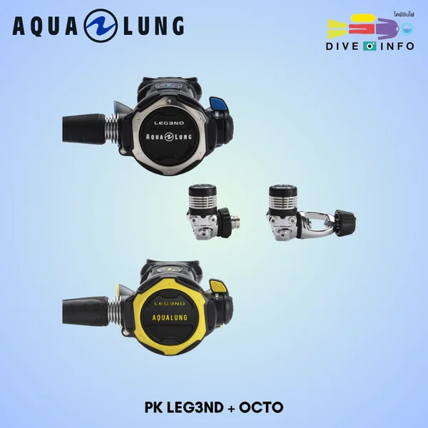 AQUALUNG PK LEG3ND + OCTO (Regulator Set) image 1 AQUALUNG PK LEG3ND + OCTO (Regulator Set) image 1
