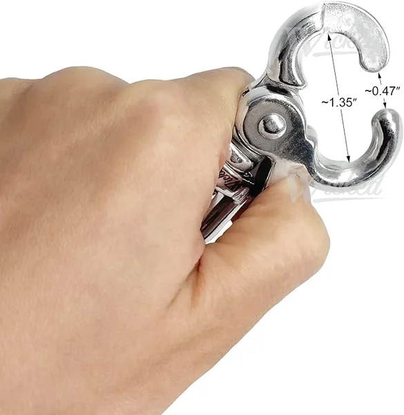 WICKED - Swivel Eye Trigger Snap Hook (SS316) 3 1/2" with M4 Quick Link (1ea) ตะขอ เกี่ยวพร้อมตัวล็อค สำหรับอุปกรณ์ดำน้ำ ไม่เป็นสนิม image 2 WICKED - Swivel Eye Trigger Snap Hook (SS316) 3 1/2" with M4 Quick Link (1ea) ตะขอ เกี่ยวพร้อมตัวล็อค สำหรับอุปกรณ์ดำน้ำ ไม่เป็นสนิม image 2