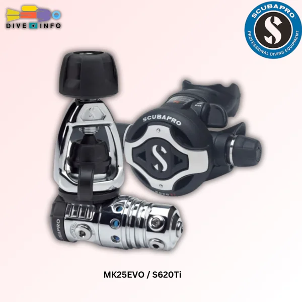 SCUBAPRO - MK25 Evo / S620Ti (Regulator Set) image 1 SCUBAPRO - MK25 Evo / S620Ti (Regulator Set) image 1