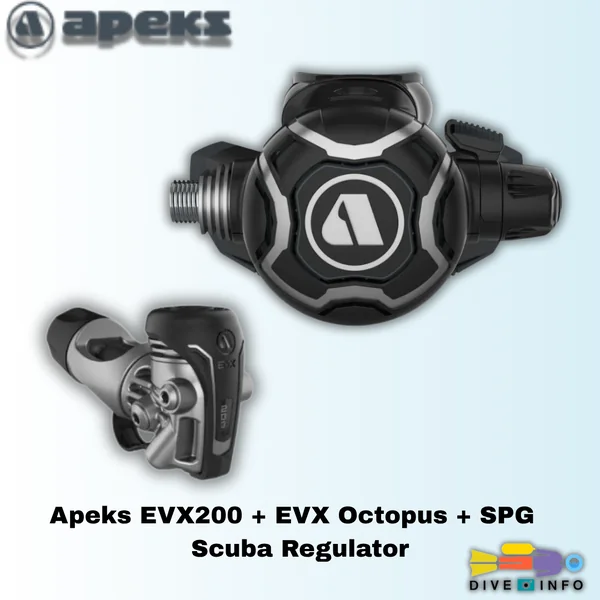 APEKS - EVX200 + EVX Octopus + FLEX SPG (Scuba Regulator) อุปกรณ์ดำน้ำ image 2 APEKS - EVX200 + EVX Octopus + FLEX SPG (Scuba Regulator) อุปกรณ์ดำน้ำ image 2