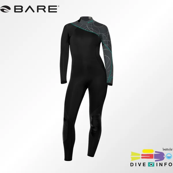 BARE - Elate Full 3/2mm Wetsuit Lady (Women Wetsuit) image 1 BARE - Elate Full 3/2mm Wetsuit Lady (Women Wetsuit) image 1