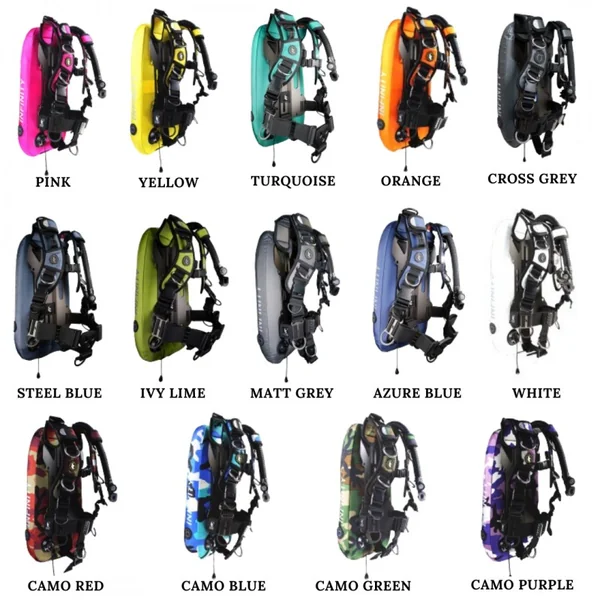 SURFACE TENSION - BCD Infinity 7.2, Quick Release Buckle เสื้อบีซีดีดำน้ำ แบบวิง น้ำหนักเบา image 1 SURFACE TENSION - BCD Infinity 7.2, Quick Release Buckle เสื้อบีซีดีดำน้ำ แบบวิง น้ำหนักเบา image 1
