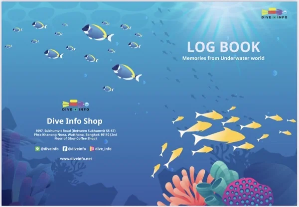DI - Log Book สมุดสำหรับบันทึก การดำน้ำ image 2 DI - Log Book สมุดสำหรับบันทึก การดำน้ำ image 2