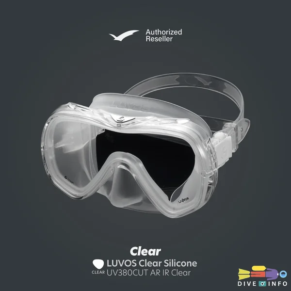 *NEW* GULL - Mask LUVOS Lens UV380 ARIR (Clear Lens) หน้ากากดำน้ำ image 13