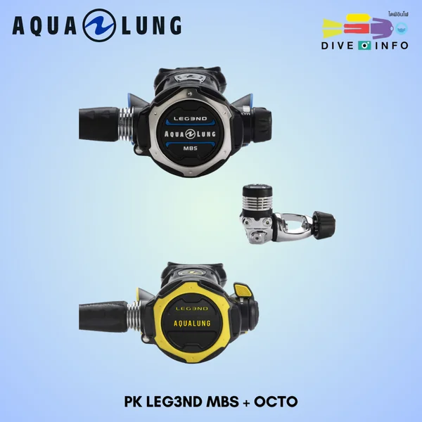 AQUALUNG PK LEG3ND MBS + OCTO (Regulator Set) image 2 AQUALUNG PK LEG3ND MBS + OCTO (Regulator Set) image 2