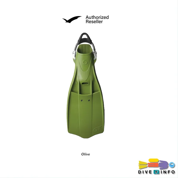 GULL - GT Fins, Semi-Long Wide Rubber Jet Fins, Jet Fins Gull (ฟินดำน้ำ) image 7