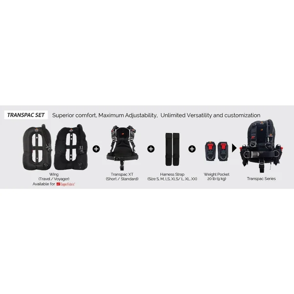 DIVERITE - TRANSPAC XT +TRAVEL XT WING (25 LB) package image 4 DIVERITE - TRANSPAC XT +TRAVEL XT WING (25 LB) package image 4