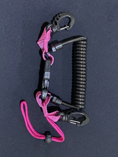 BFG - Dive Color Coil Lanyard (สายล็อคพร้อมตะขอเกี่ยว สายยืดได้ ใช้คล้อง กล้อง, GOPRO, อุปกรณ์ดำน้ำ) image 1 BFG - Dive Color Coil Lanyard (สายล็อคพร้อมตะขอเกี่ยว สายยืดได้ ใช้คล้อง กล้อง, GOPRO, อุปกรณ์ดำน้ำ) image 1
