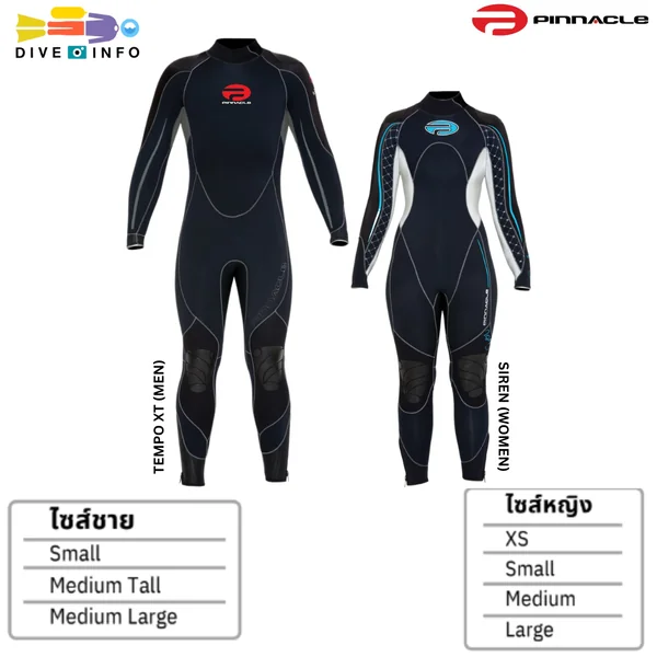 PINNACLE - TEMPO XT - SIREN 5 MM WETSUIT image 1 PINNACLE - TEMPO XT - SIREN 5 MM WETSUIT image 1