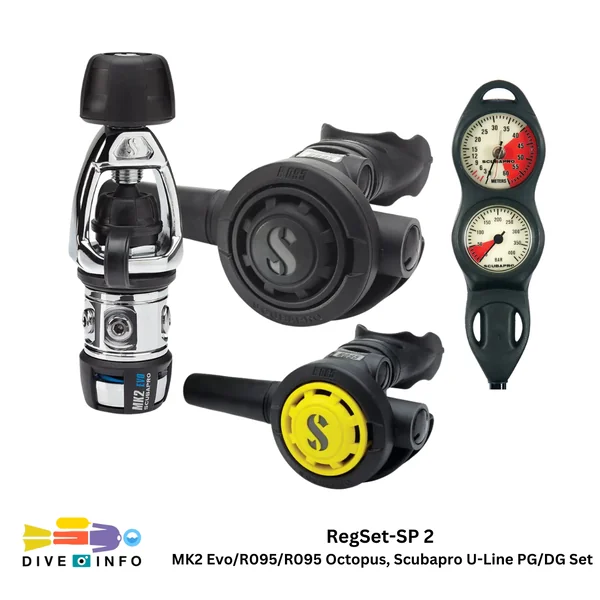 SCUBAPRO - MK2 Evo/R095 (ยกชุด พร้อม Octo และ SPG) image 2 SCUBAPRO - MK2 Evo/R095 (ยกชุด พร้อม Octo และ SPG) image 2