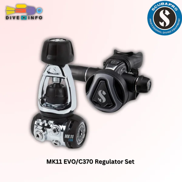 SCUBAPRO MK11 EVO/C370 Regulator Set image 1 SCUBAPRO MK11 EVO/C370 Regulator Set image 1