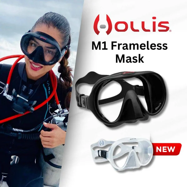Hollis M-1 Frameless (หน้ากากสำหรับดำน้ำ) image 1 Hollis M-1 Frameless (หน้ากากสำหรับดำน้ำ) image 1