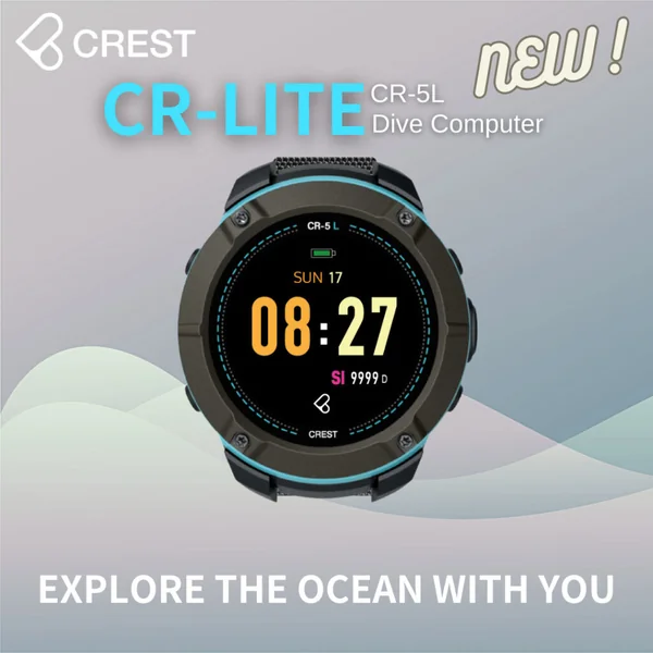 CREST - CR-5 Lite , dive computer , Lightweight, strong ไดฟ์คอม image 1 CREST - CR-5 Lite , dive computer , Lightweight, strong ไดฟ์คอม image 1