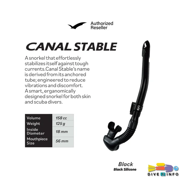 GULL - Canal Stable Snorkel ท่อหายใจ ไลล่า สเตเบิ้ล สำหรับผู้ชาย image 2 GULL - Canal Stable Snorkel ท่อหายใจ ไลล่า สเตเบิ้ล สำหรับผู้ชาย image 2